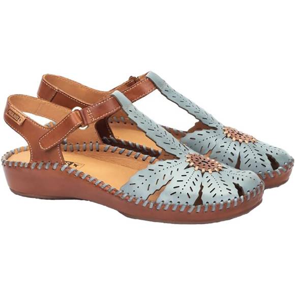 NEW PIKOLINOS women's p vallarta sandal in denim - Picture 1 of 5